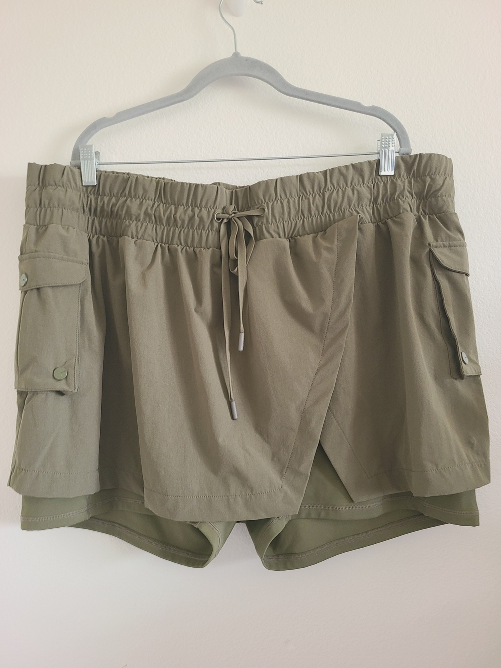 POPFlex Olive Green Hiking Skort